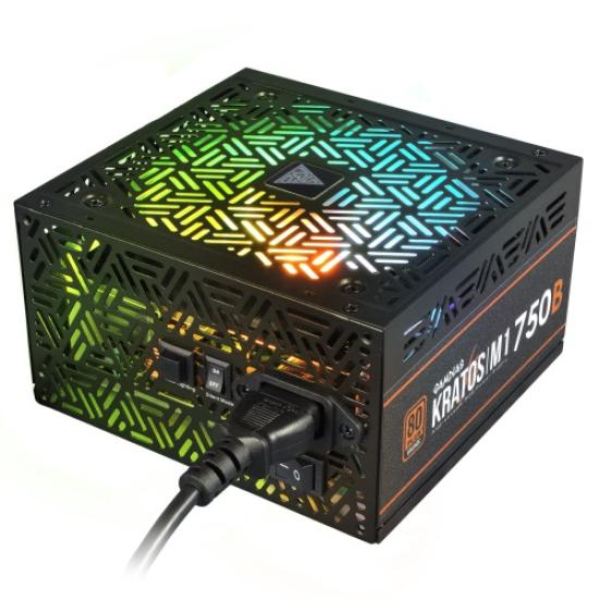 GAMDIAS KRATOS M1-750B 750W 80+ BR RGB POWER SUPPLY AKTIF PFC