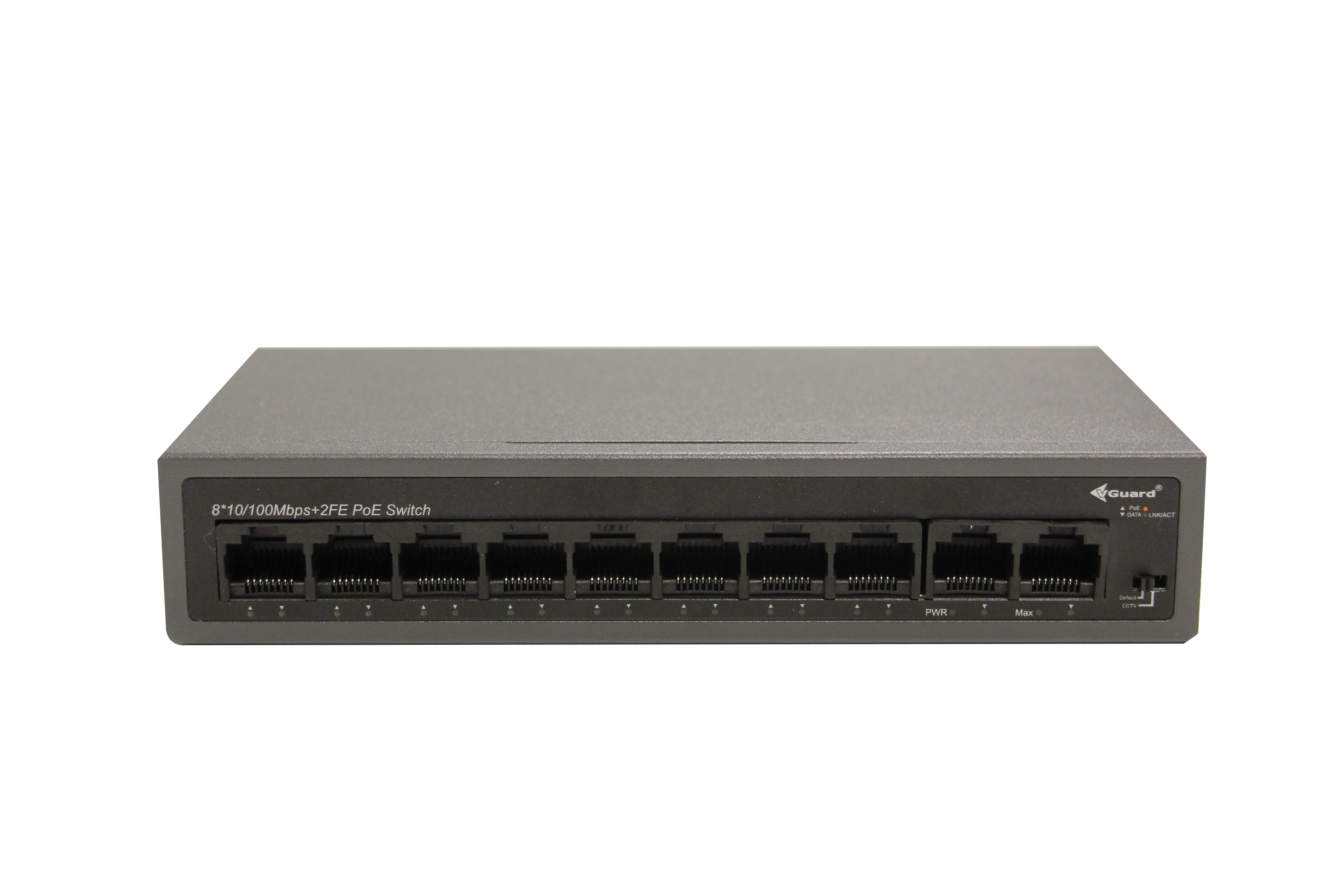 VGUARD%20VG-SW1008P-60%208%20Port%2010/100%20PoE%20+%202%20Port%20FE%20Ethernet%2065W%20PoE%20Yönetilemez%20Switch